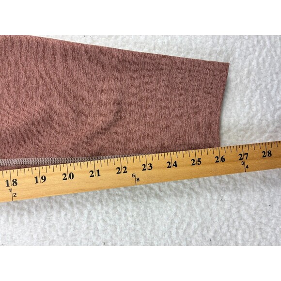 Outdoor Voices Colorblock 7/8‎ Leggings Women’s Medium Brown Gray Red Stretch - Picture 5 of 9